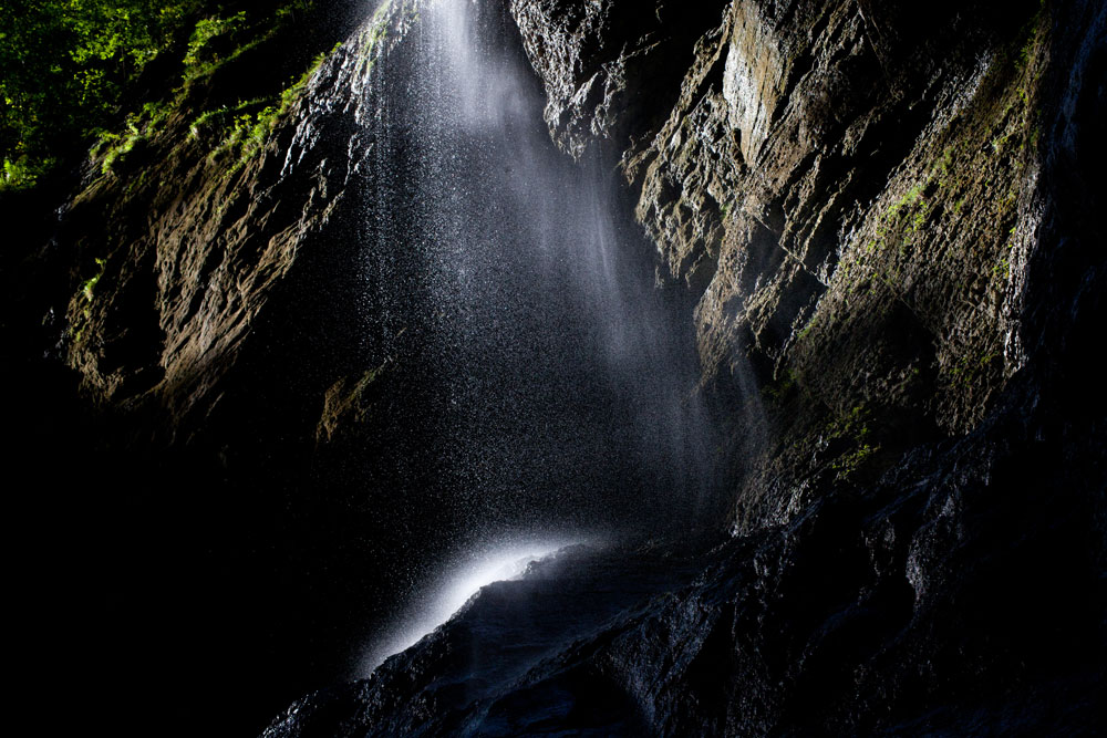 Sprühendes Licht