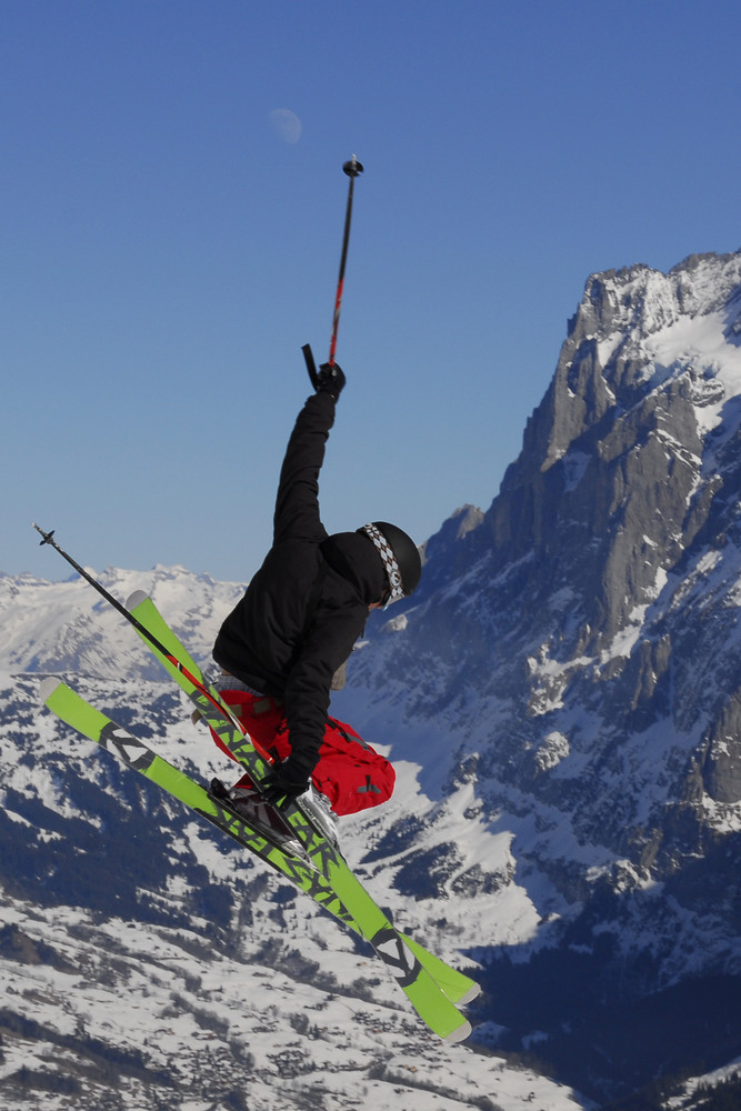 Sprung am Eiger