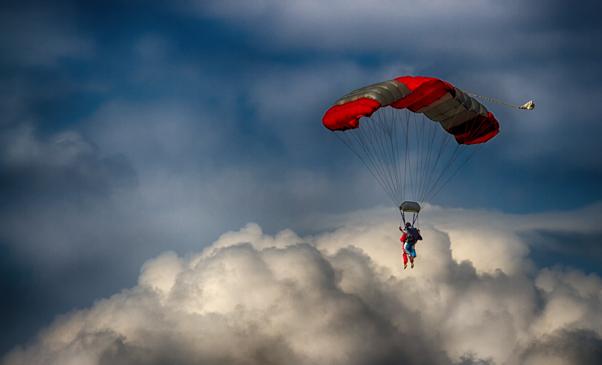 Sprung aus den Wolken II