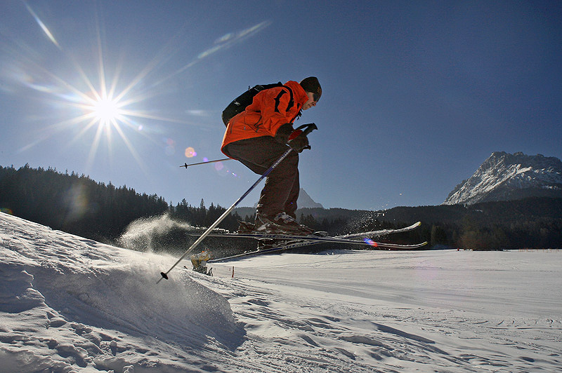 Sprung im Hochpustertal