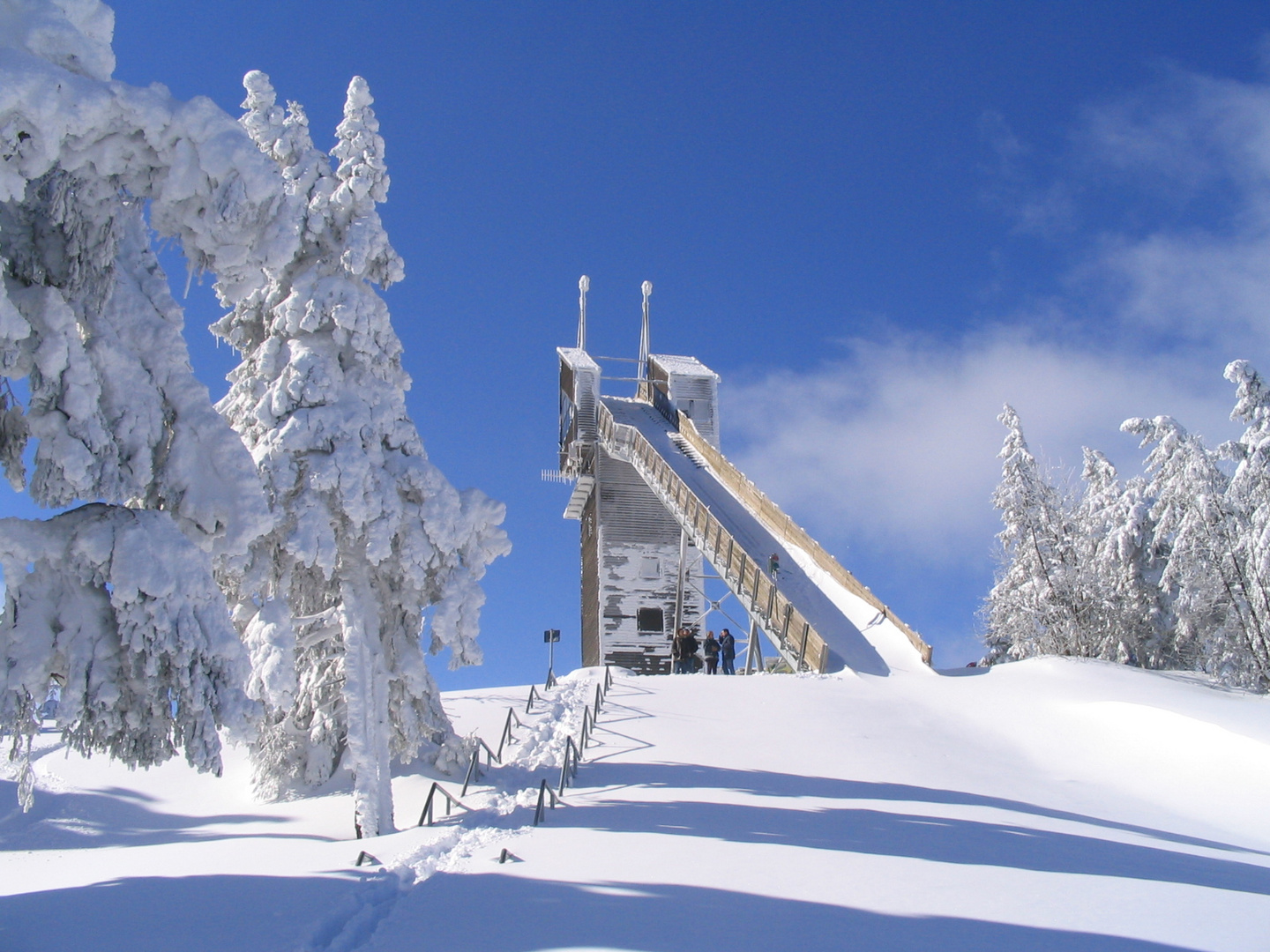 Sprungschanze Foto & Bild jahreszeiten, winter, natur Bilder auf