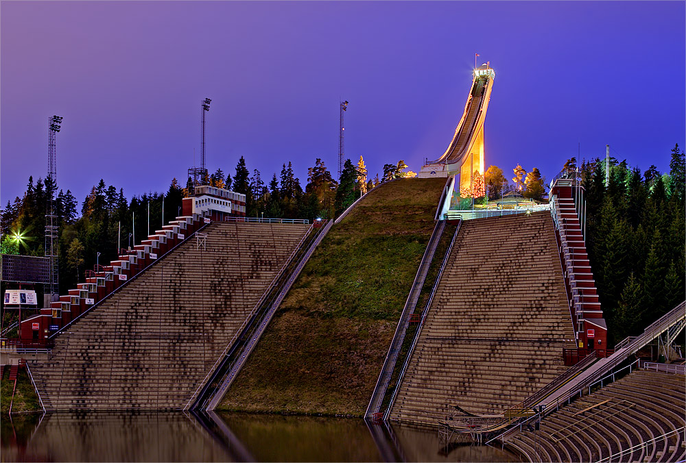 Sprungschanze Holmenkollen - Norwegen IV