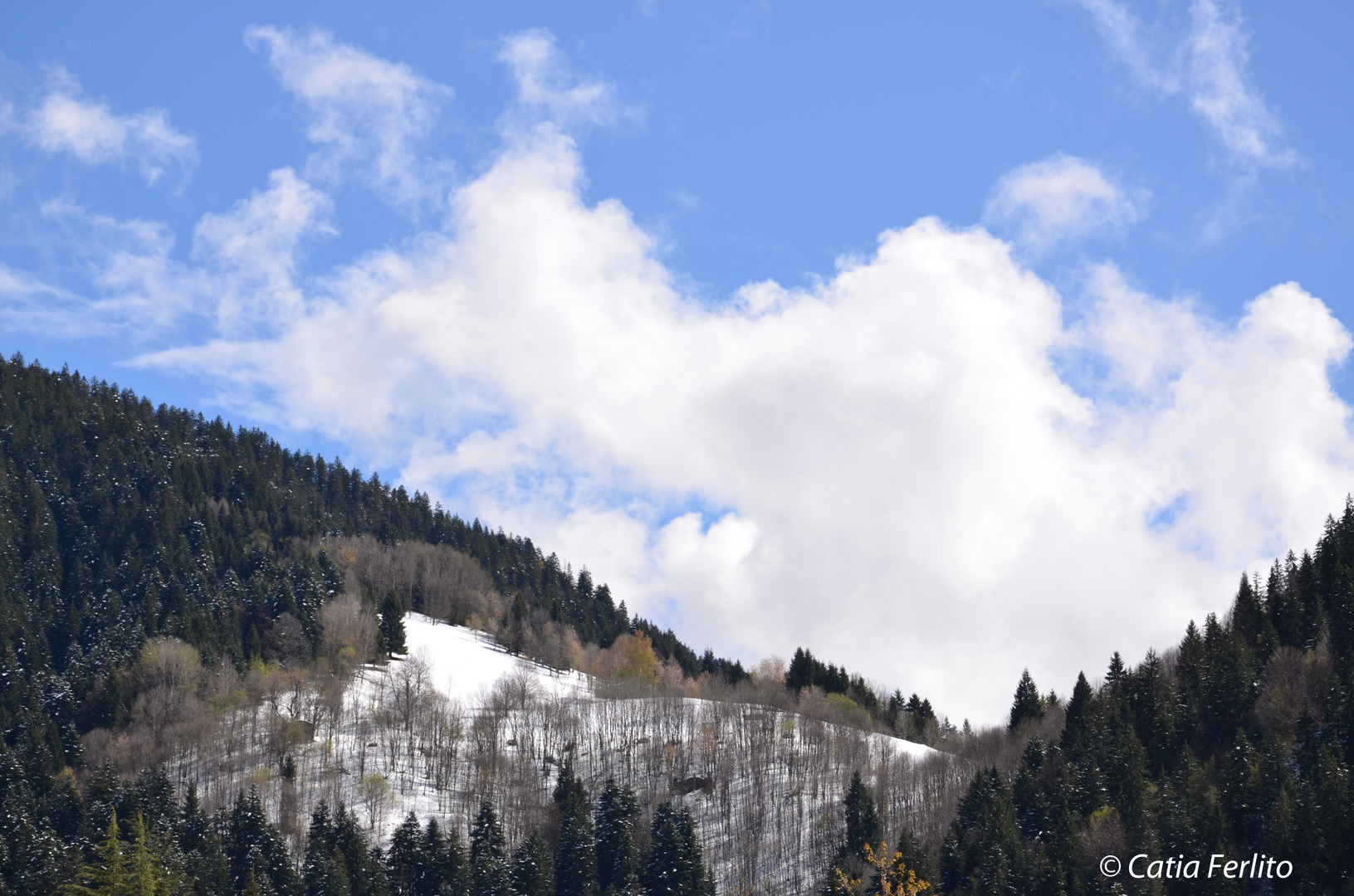 Spruzzi di neve ad Aprile