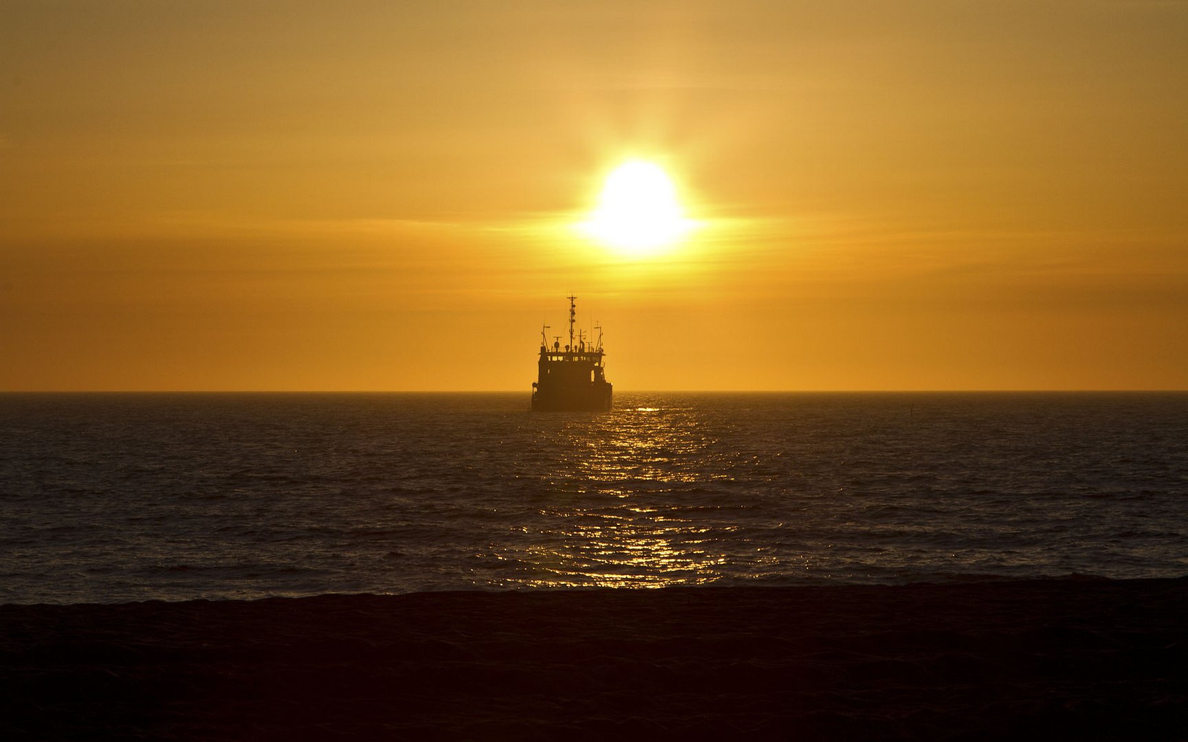 Spülschiff vor Hörnum II