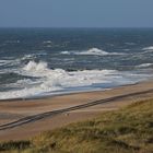 Spur im Sand bzw. am Strand