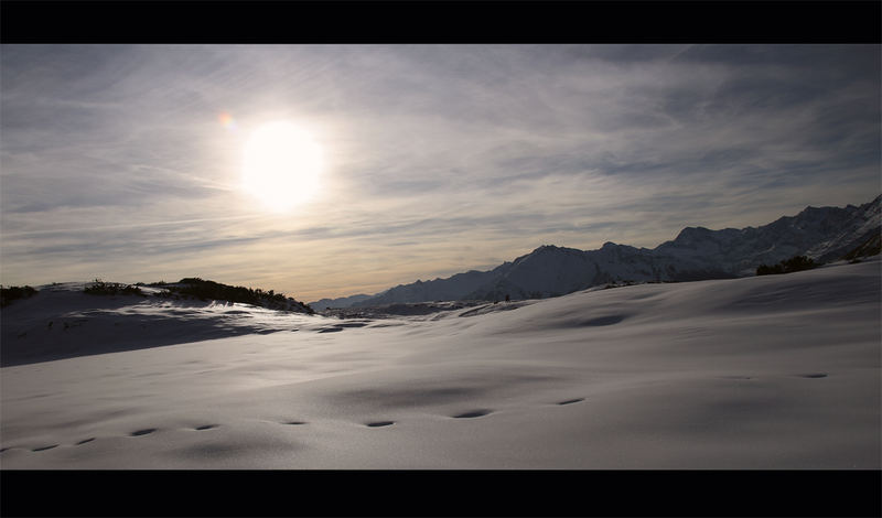 Spur im Schnee