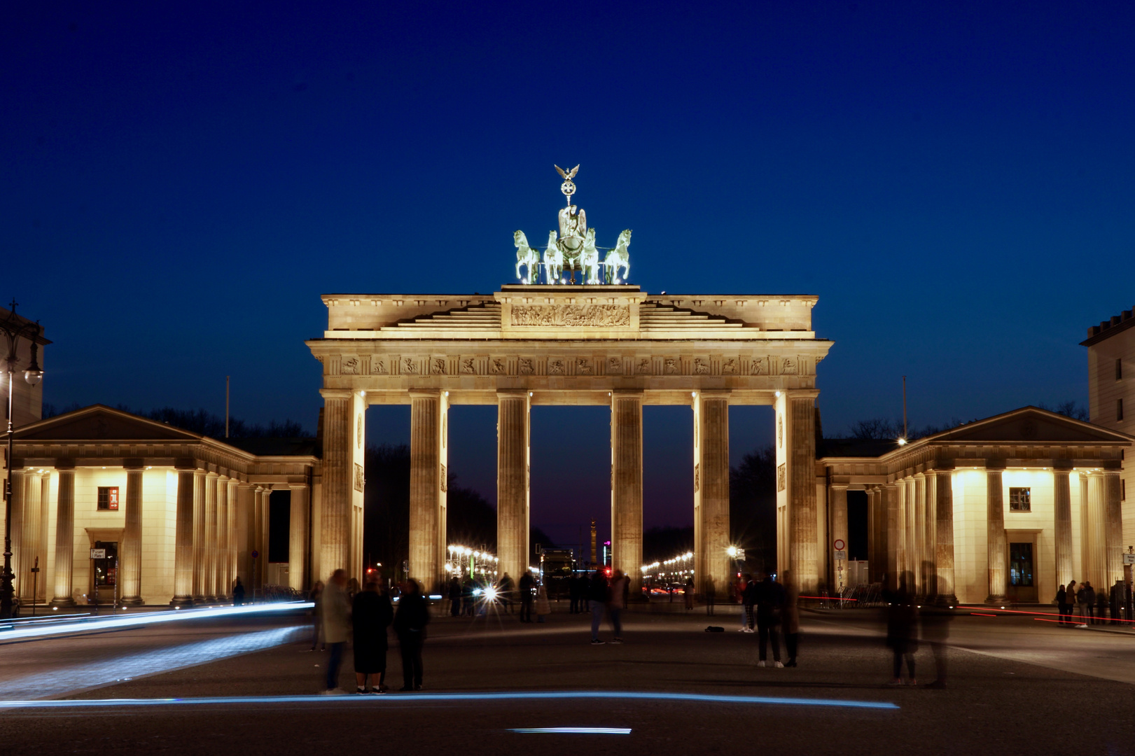 Spuren am Brandenburger Tor