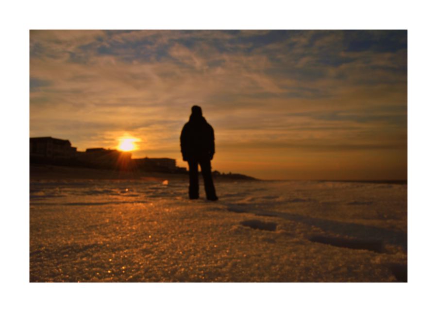 Spuren am Eisstrand II