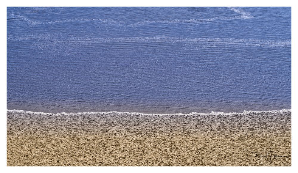 Spuren am Strand