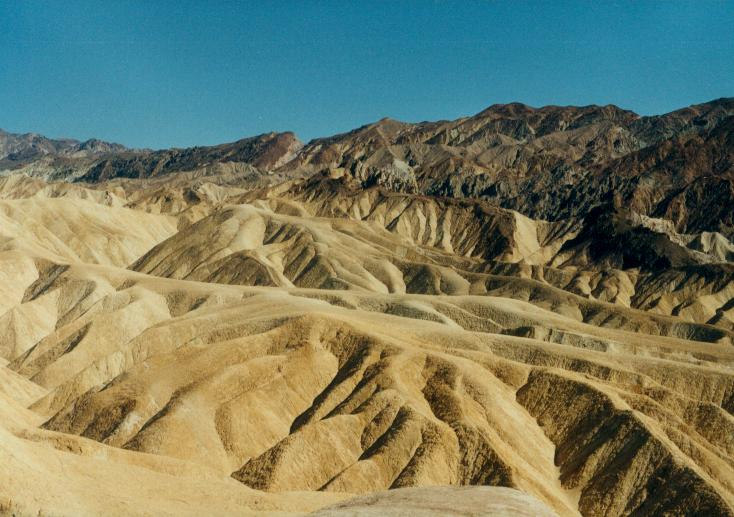 Spuren der Zeit - Landschaftsformation im Death Valley