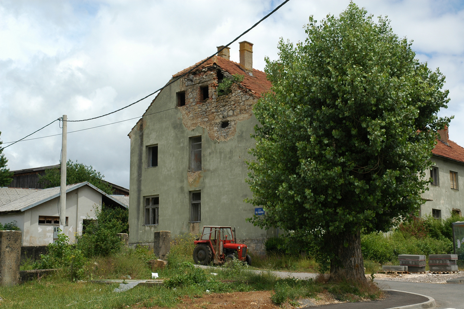 Spuren des letzten Krieges in Kroatien