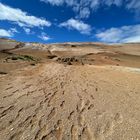 Spuren im Lavasand von Namaskard