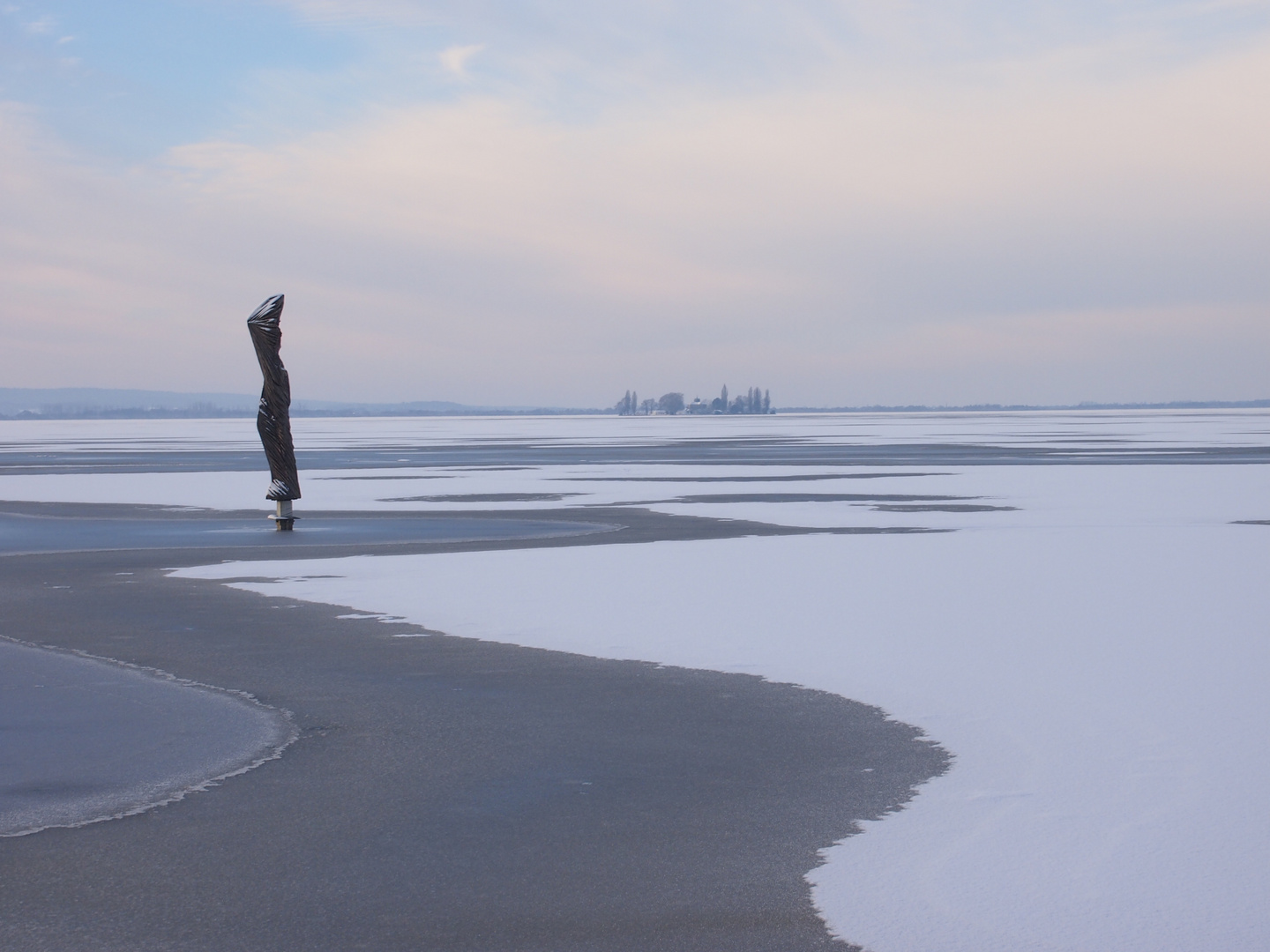 Spuren im Meer