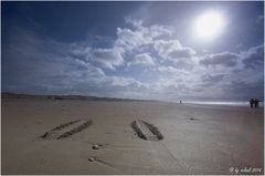 Spuren im Sand