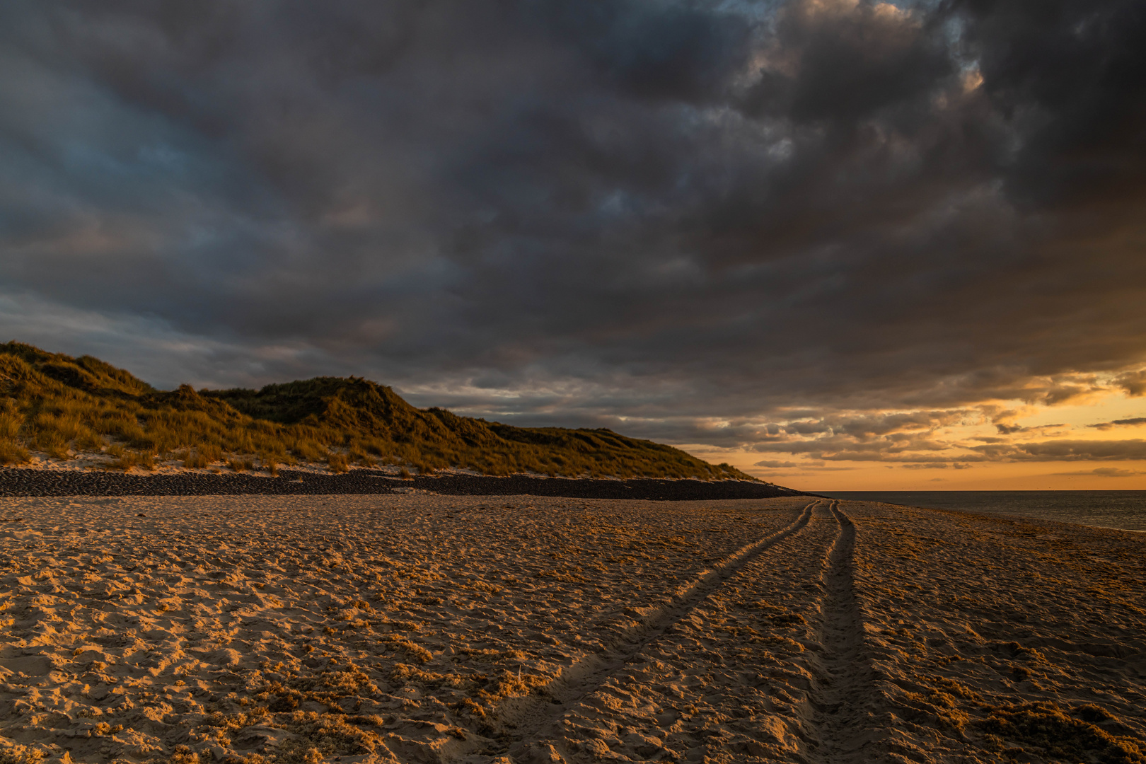 Spuren im Sand