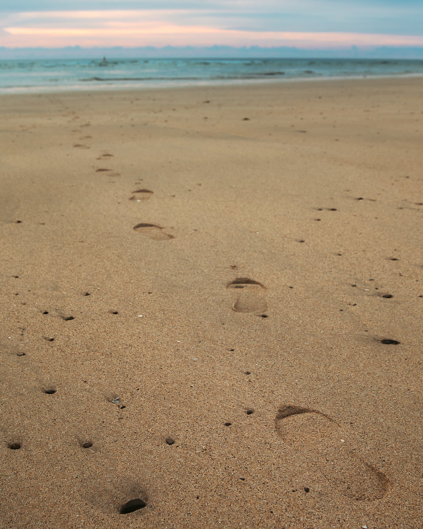 Spuren im Sand