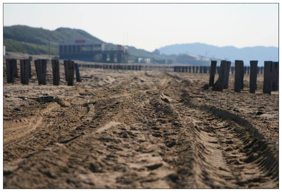 Spuren im Sand