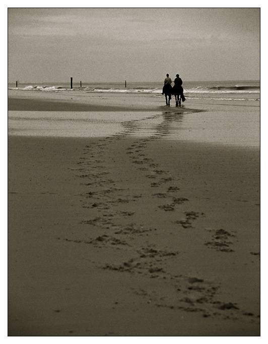 Spuren im Sand (2) ..