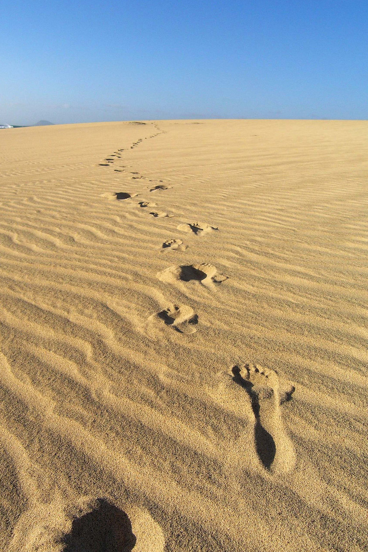 spuren im sand