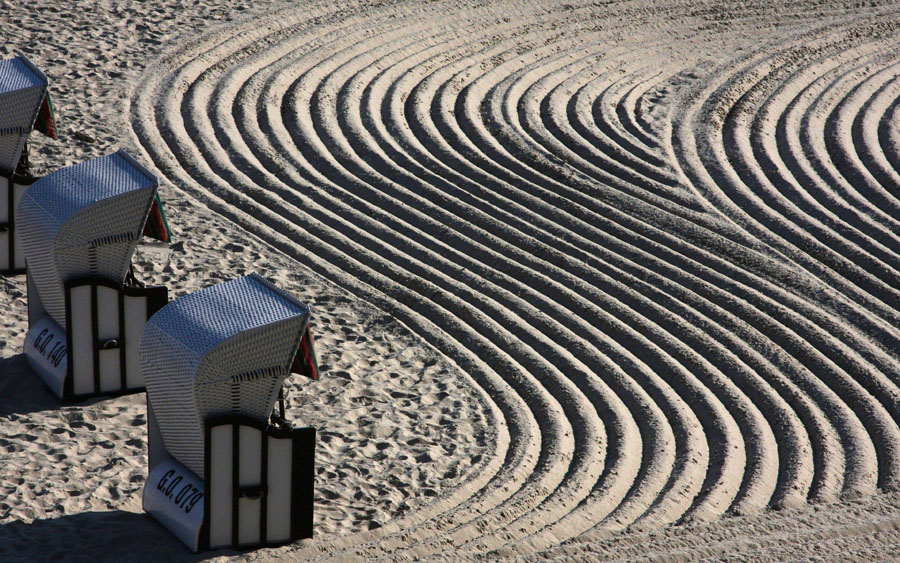 Spuren im Sand......