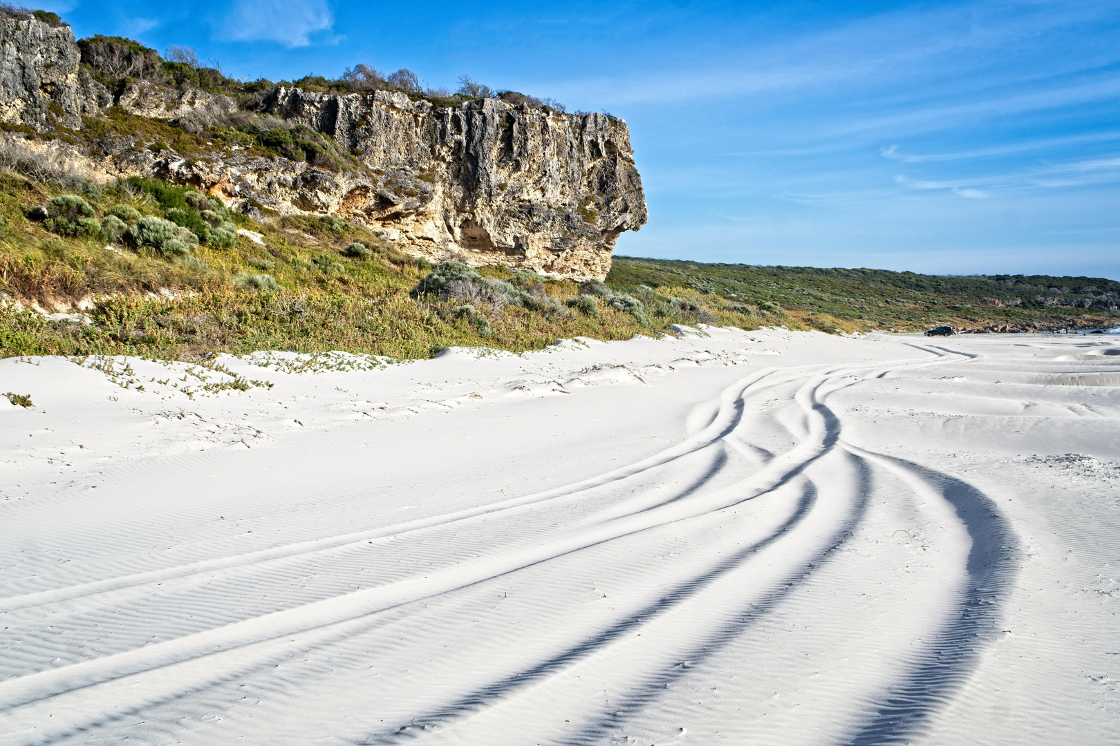 Spuren im Sand