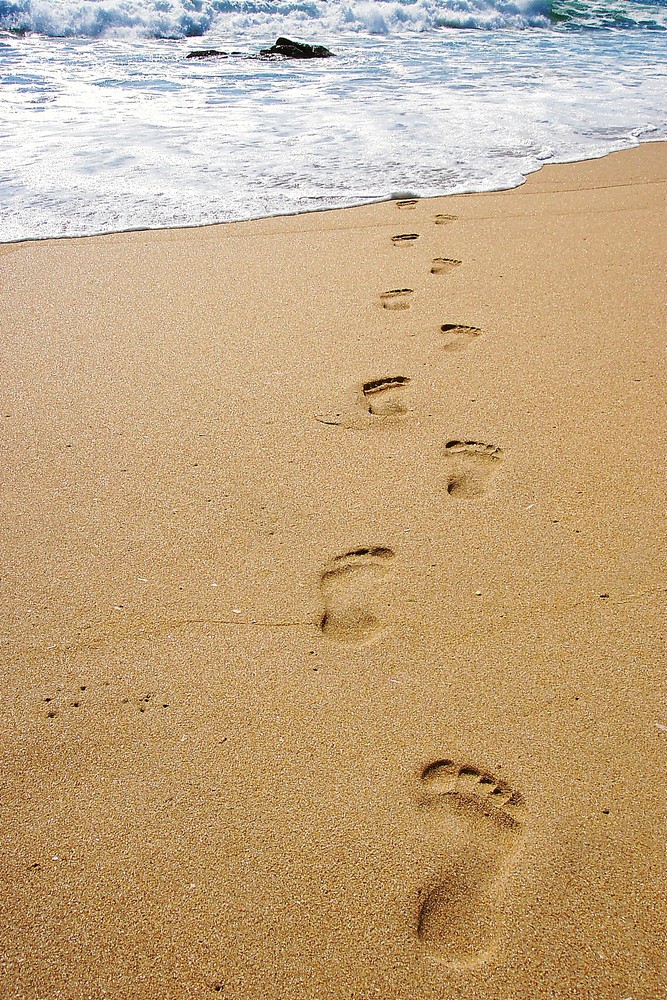 Spuren im Sand Foto & Bild europe, spain, galizien & asturien Bilder