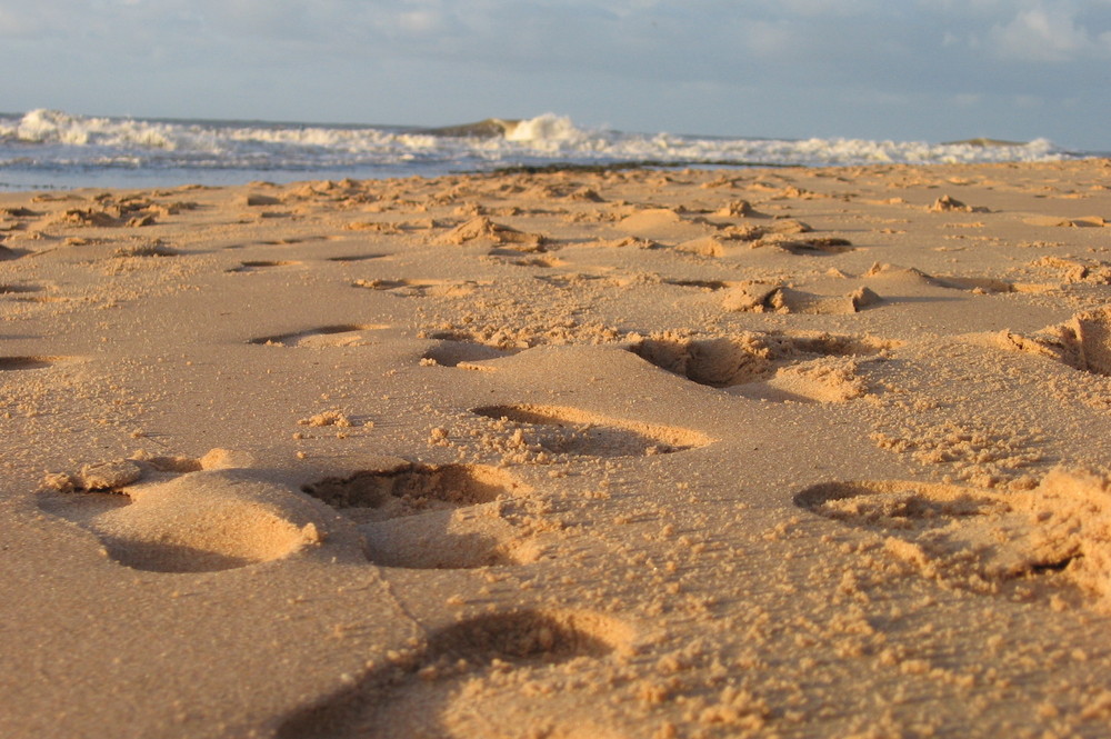 Spuren im Sand