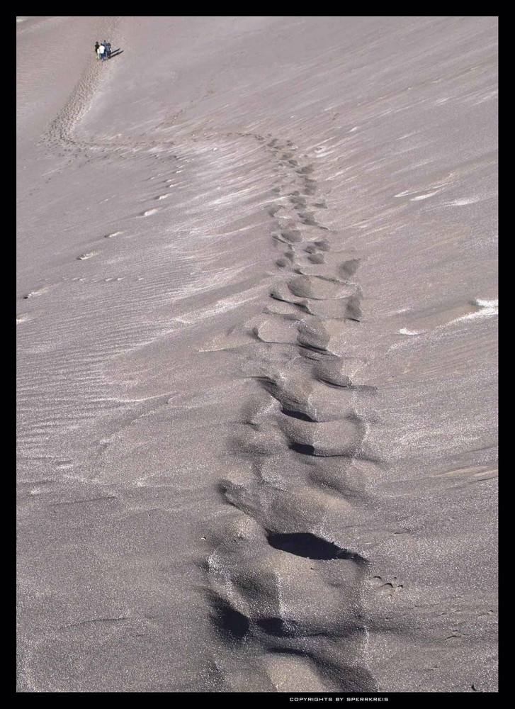 Spuren im Sand