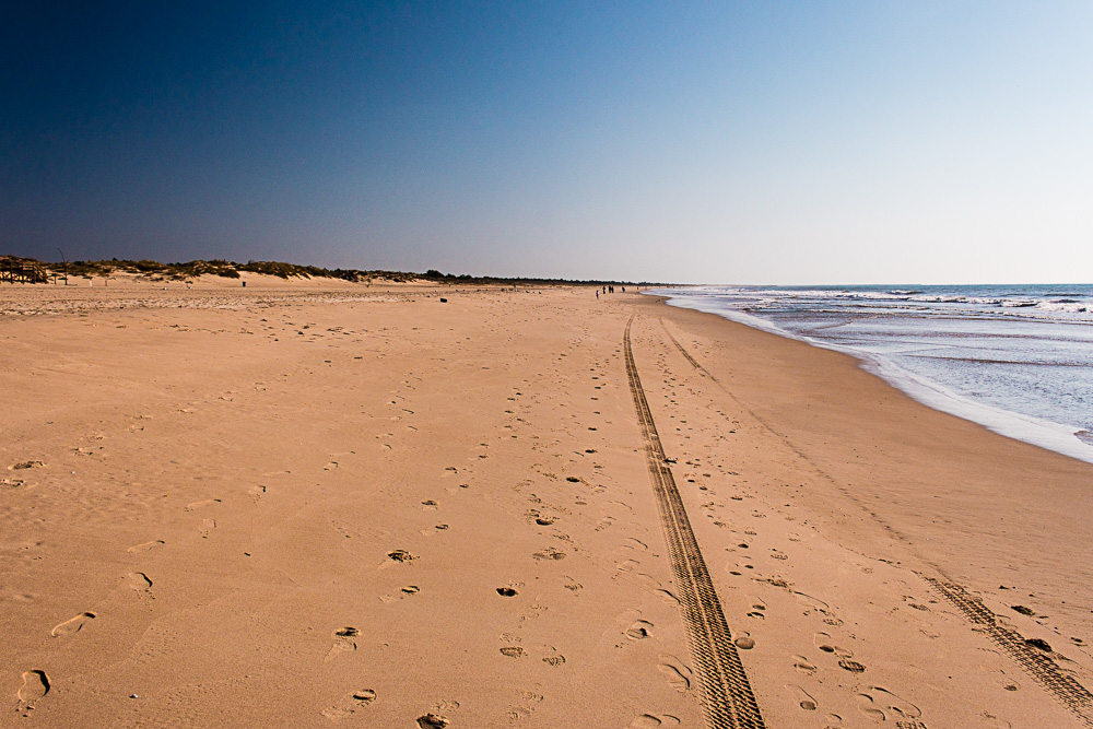 Spuren im Sand