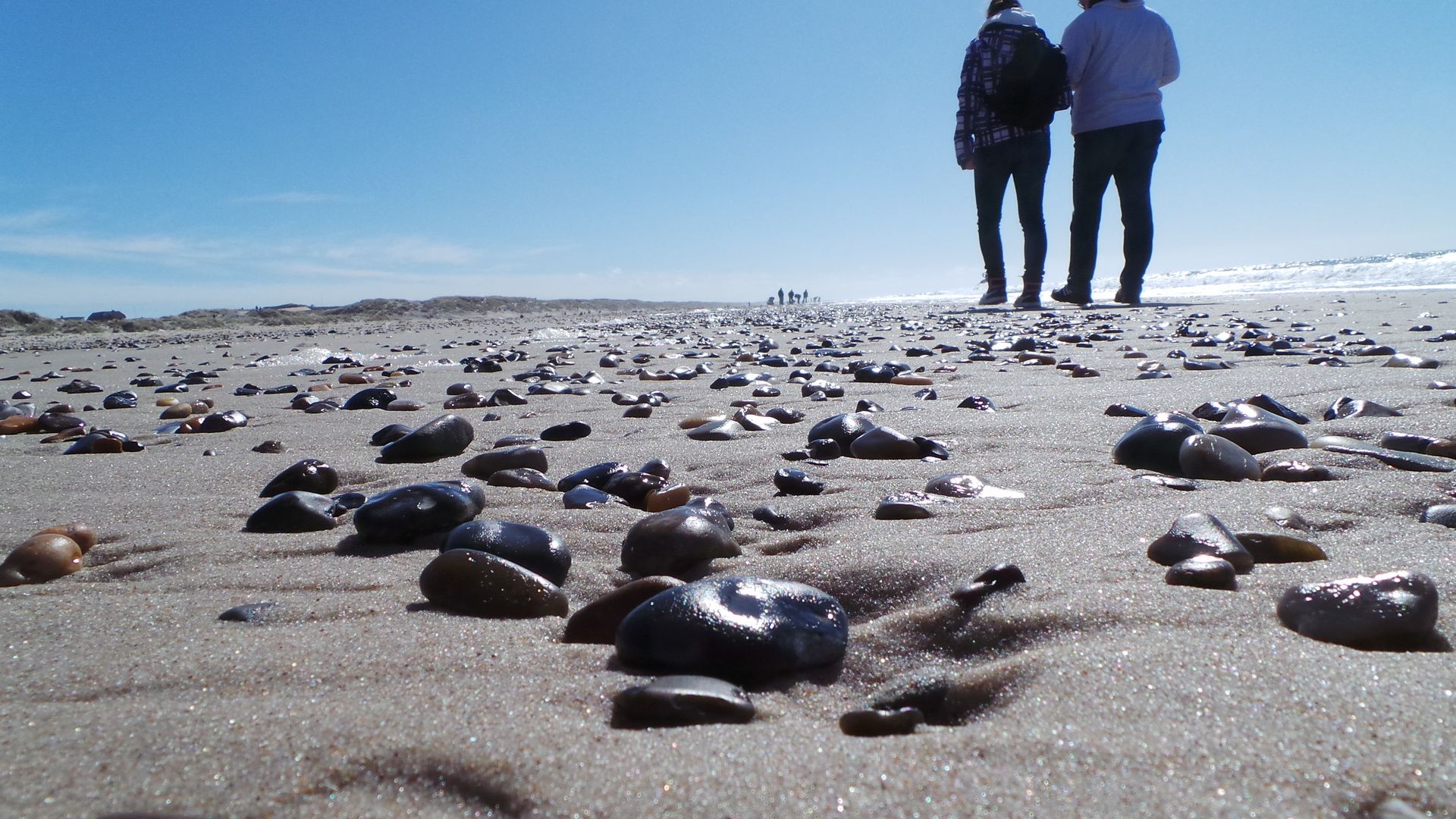 Spuren im Sand