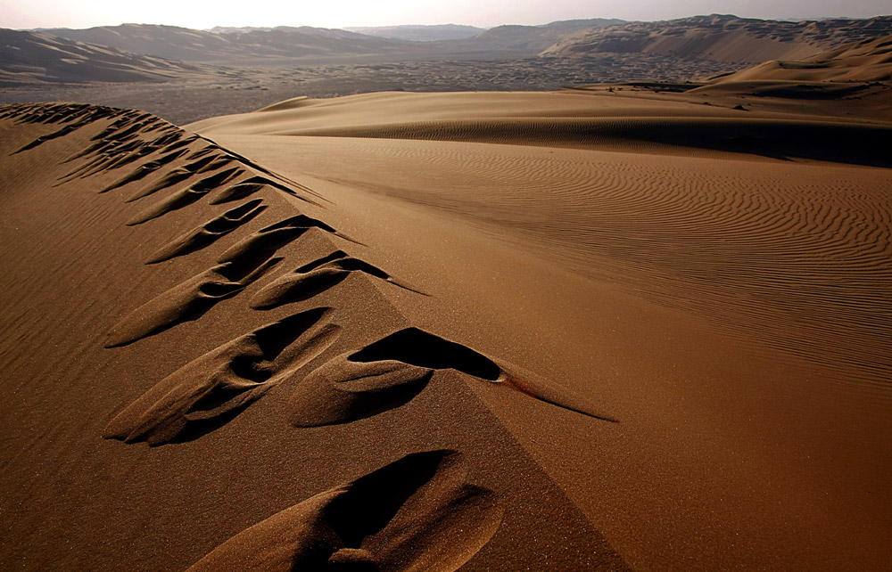 Spuren im Sand