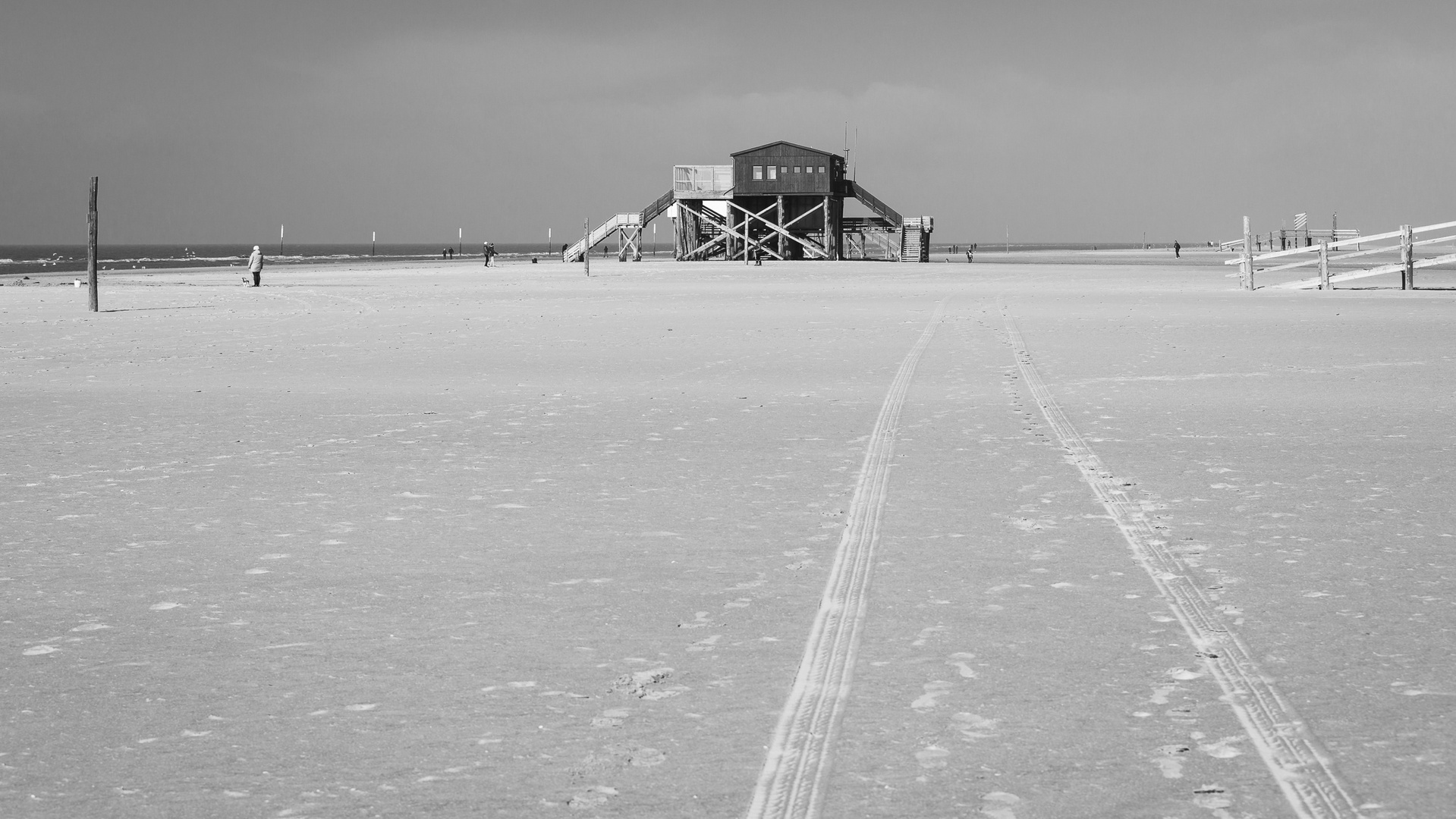 Spuren im Sand