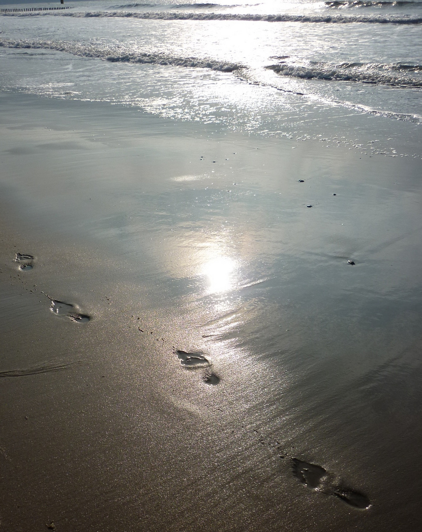 Spuren im Sand