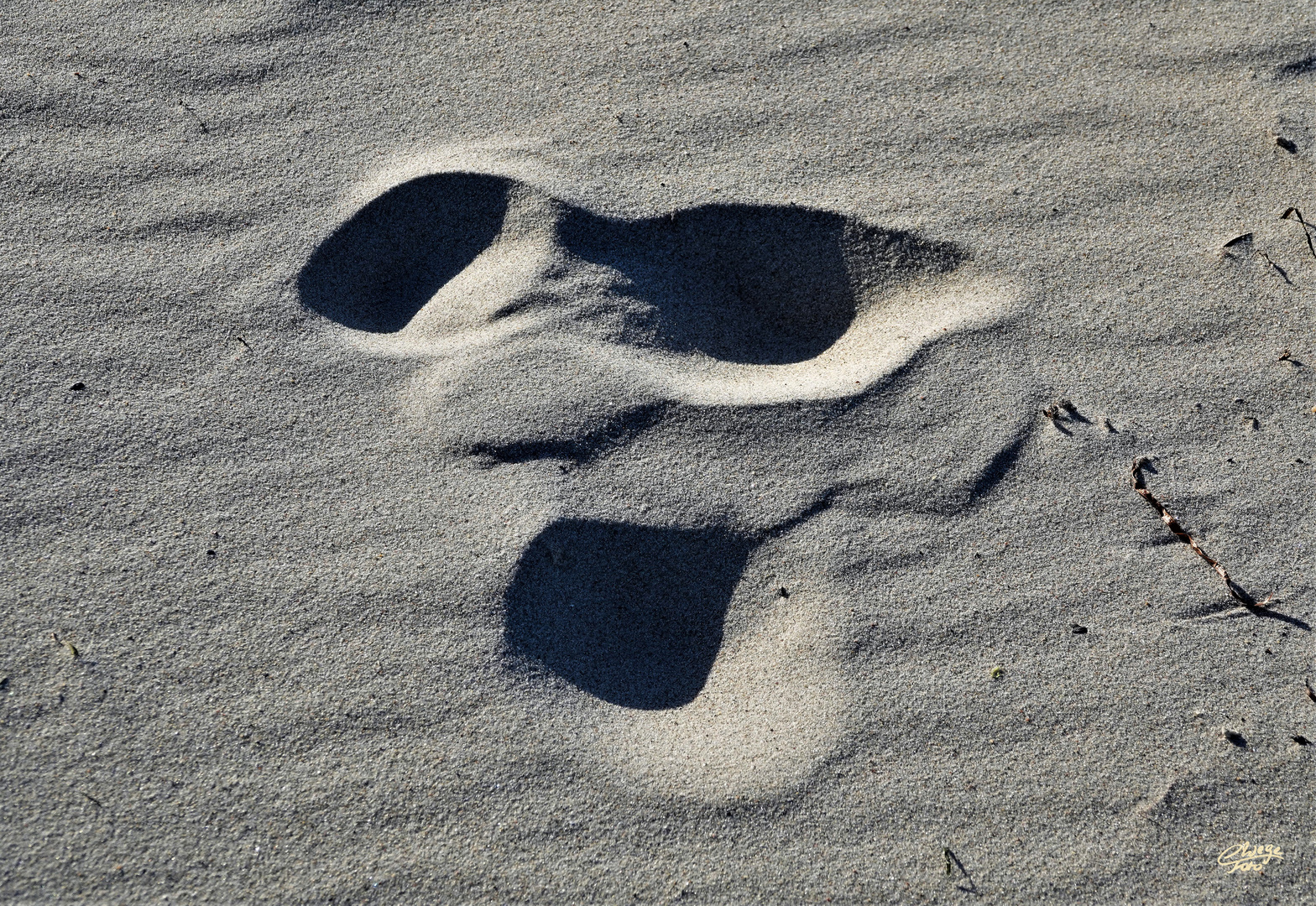 Spuren im Sand