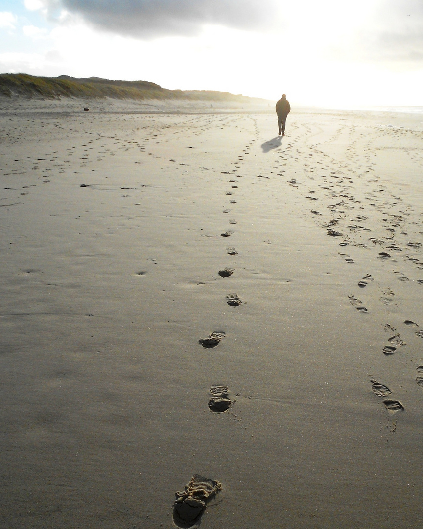 Spuren im Sand