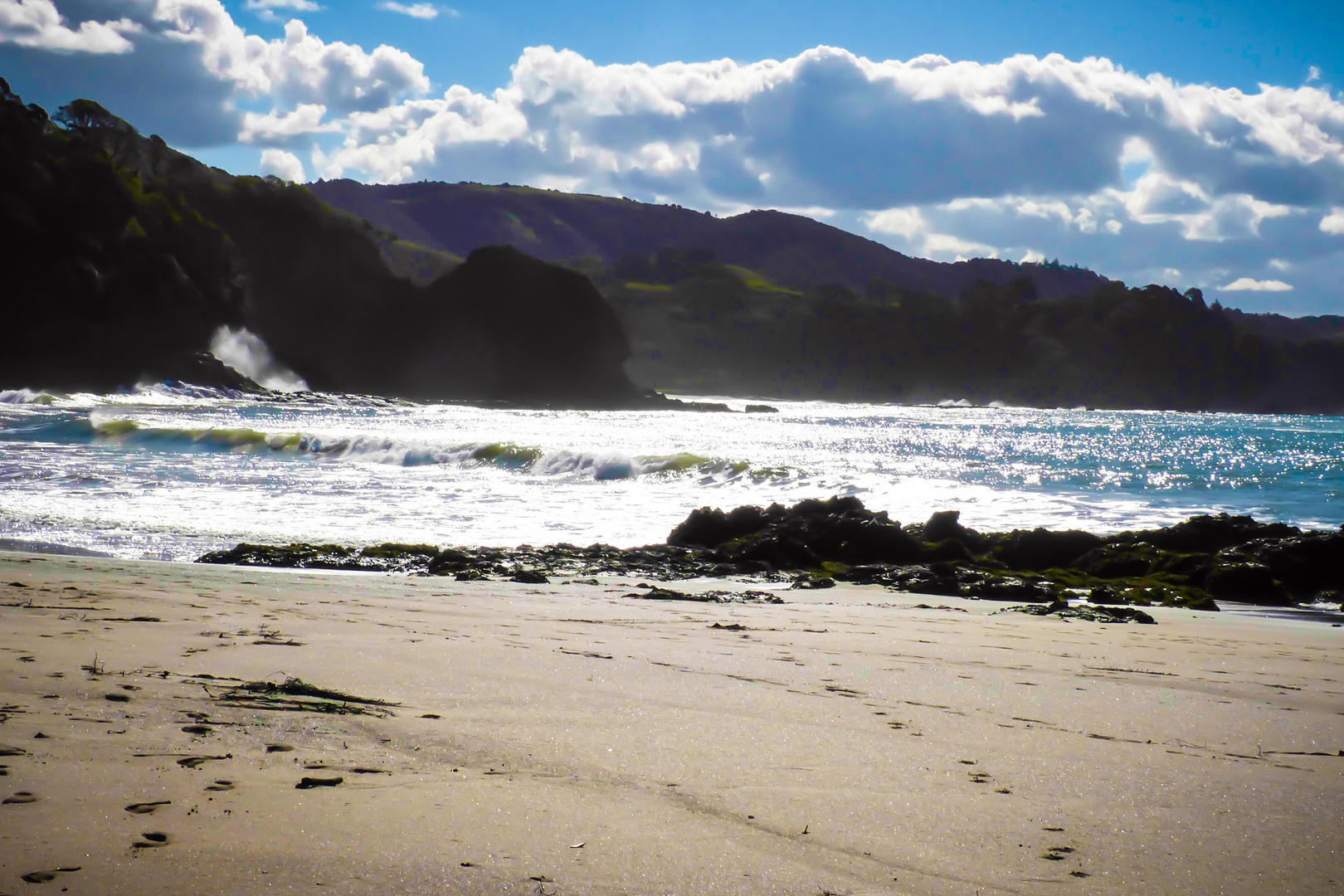 Spuren im Sand