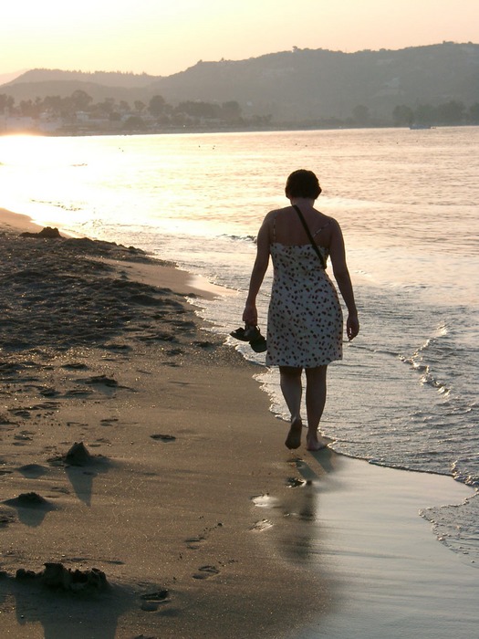 Spuren im Sand