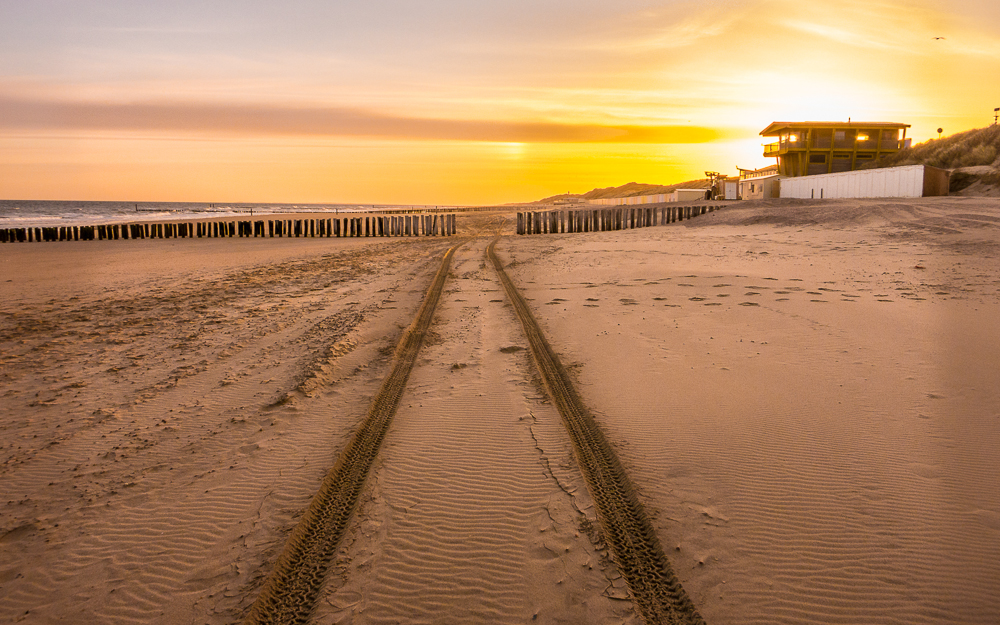 Spuren im Sand