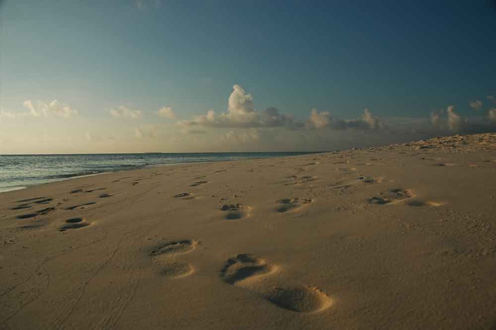 Spuren im Sand