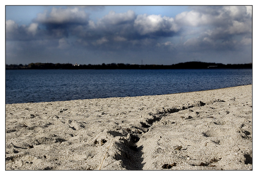 Spuren im Sand