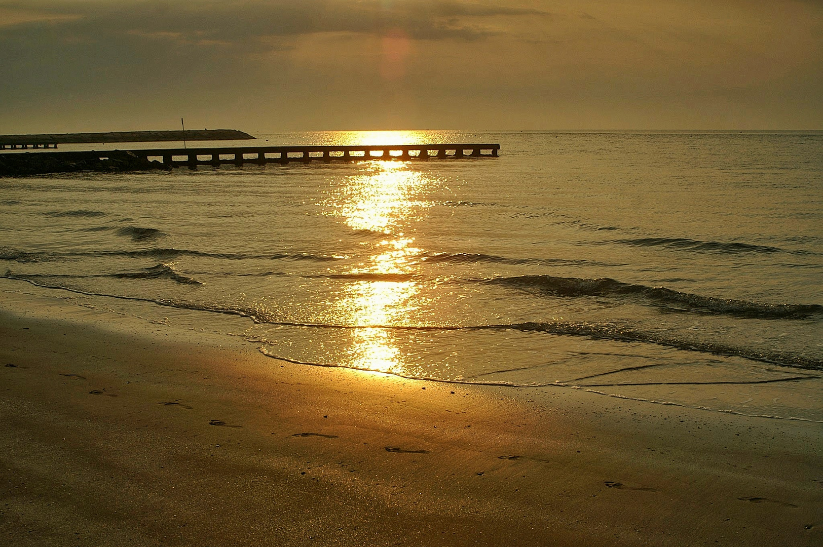 Spuren im Sand 