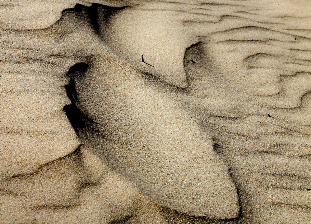 Spuren im Sand