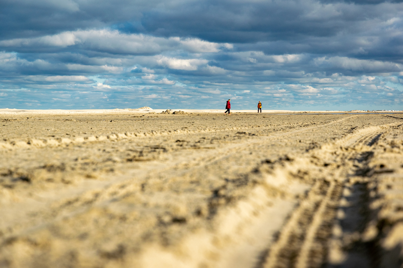 Spuren im Sand