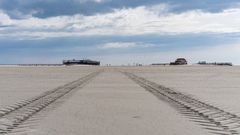 Spuren im Sand