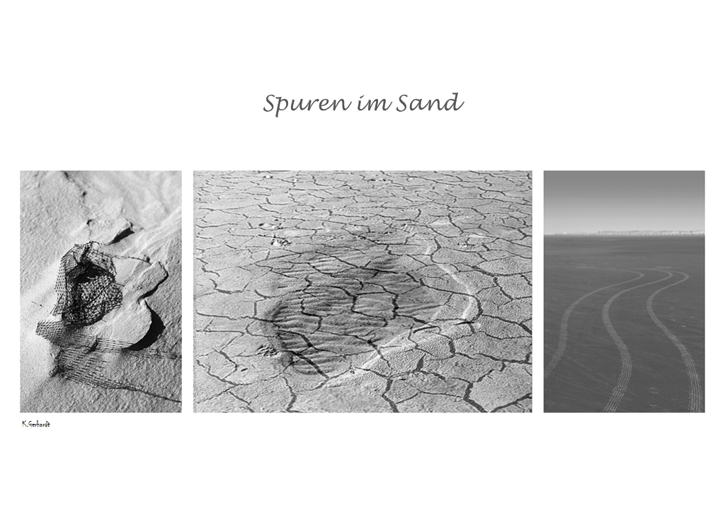 Spuren im Sand...