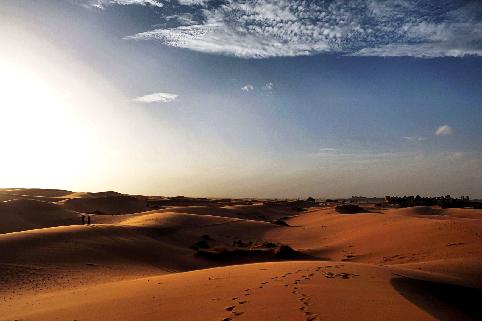 Spuren im Sand