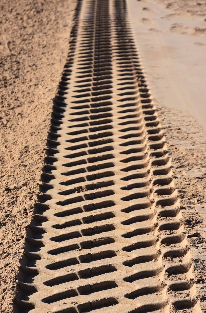 Spuren im Sand