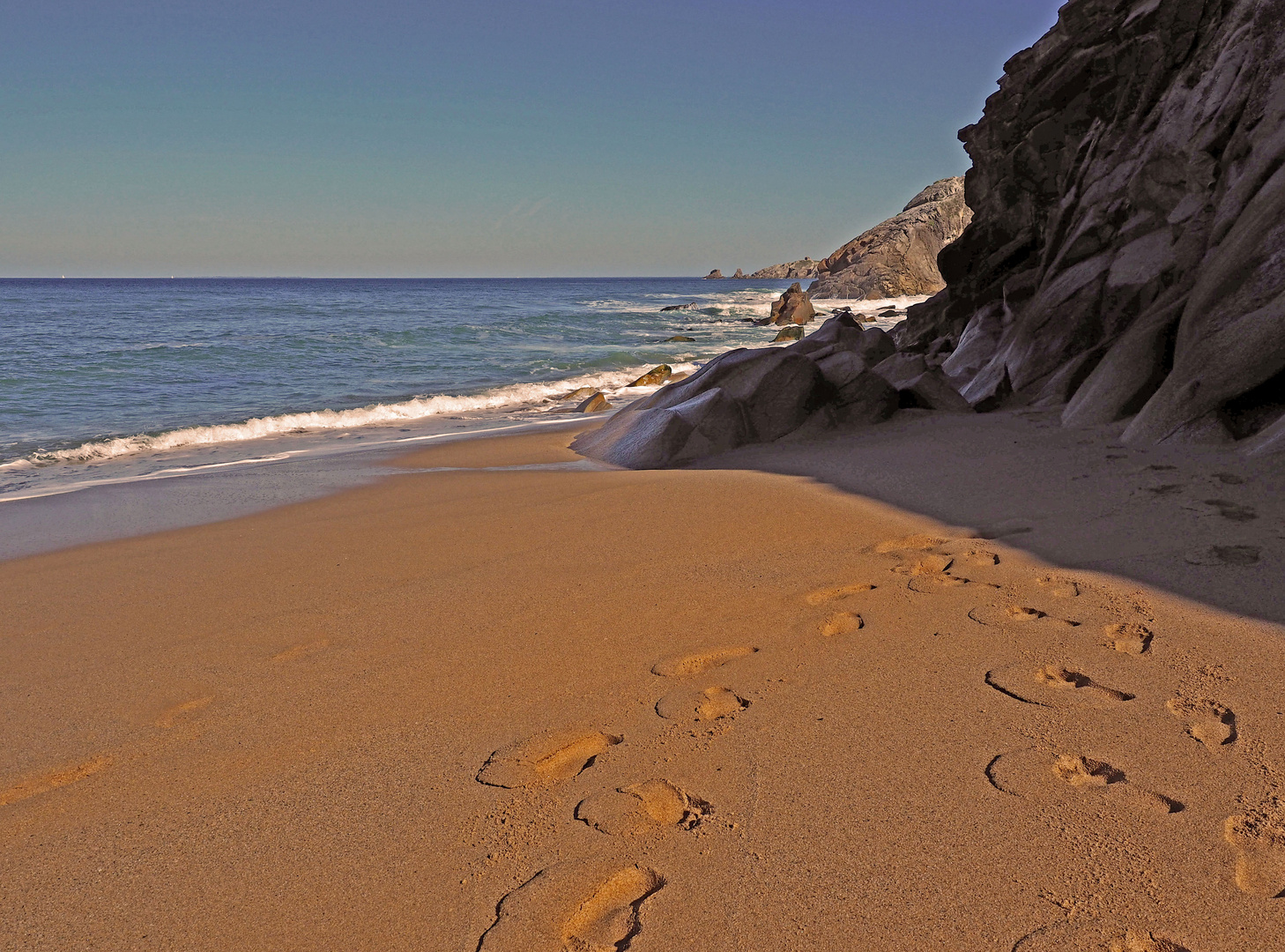 Spuren im Sand