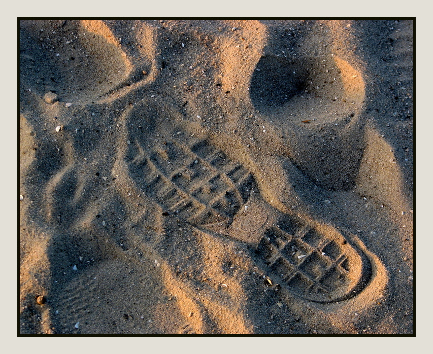 Spuren im Sand