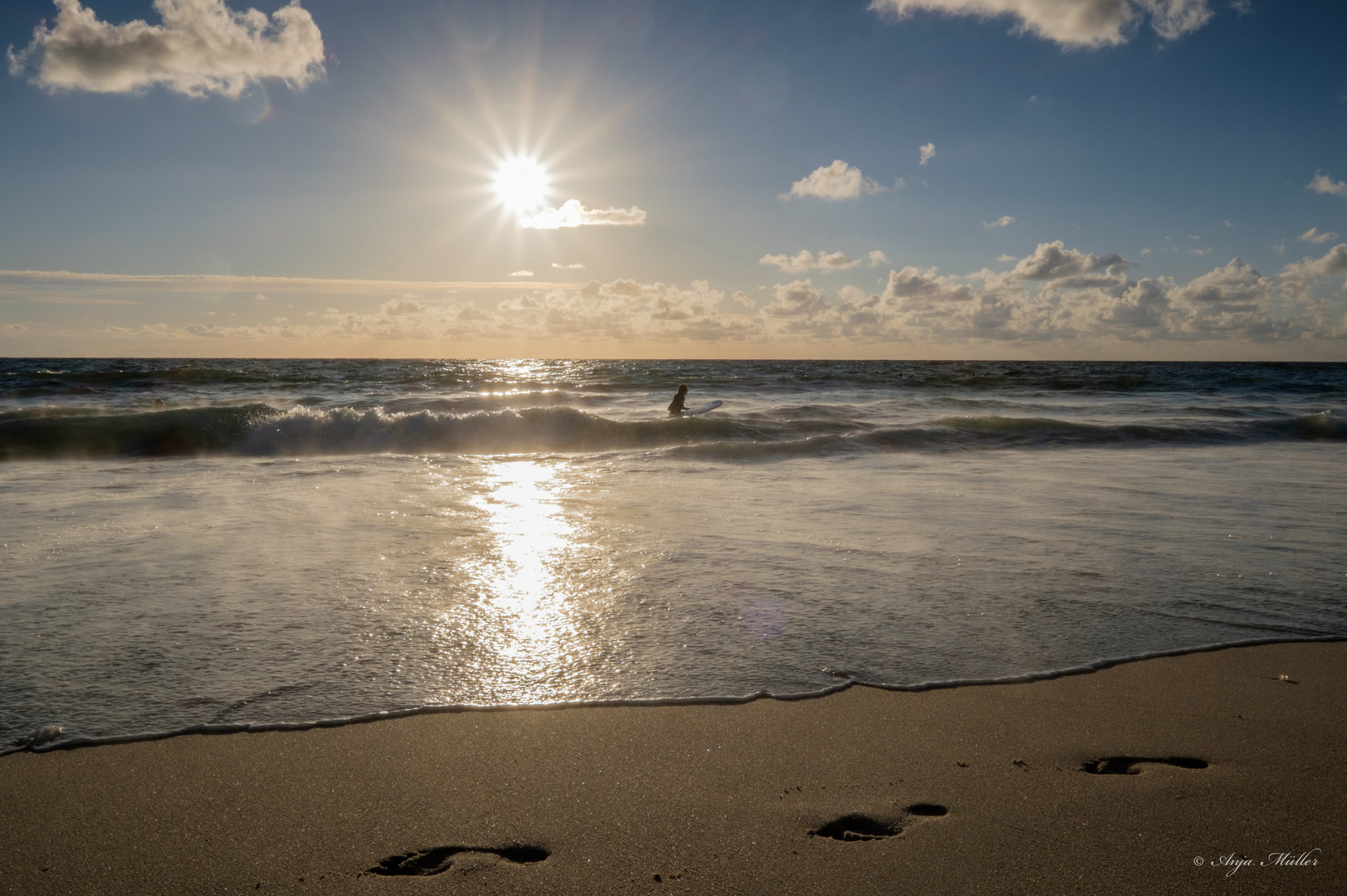 Spuren im Sand